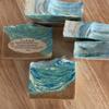 natural handmade soap with organic olive & coconut oils moisturizers .keep your skin healthy & clean.(each bar weigh 150 g) view 2
