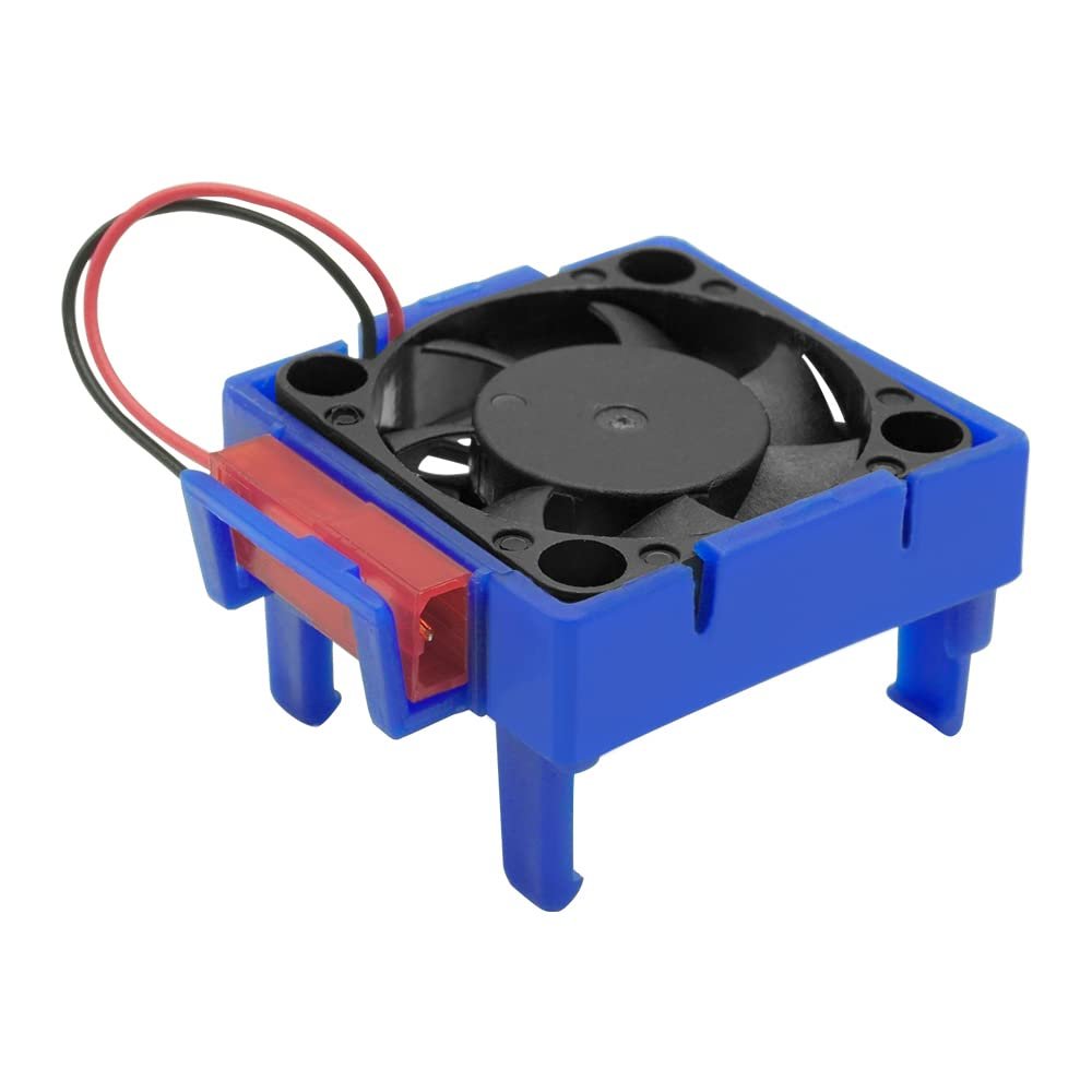 GLOBACT VXL-3s ESC Cooling Fan Heat Sink High Velocity Fan Heatsink for 1/10 Slash 4x4 Stampede 4x4 VXL Rustler VXL Replace #3340 Velineon VXL-3s ESC Cooling Fan