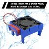 GLOBACT VXL-3s ESC Cooling Fan Heat Sink High Velocity Fan Heatsink for 1/10 Slash 4x4 Stampede 4x4 VXL Rustler VXL Replace #3340 Velineon VXL-3s ESC Cooling Fan view 4