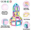 Tolnetr Magnetic Tiles Toys for 3 4 5 6 7 8+ Year Old Boys Girls Upgrade Macaron Castle Blocks Building Set for Toddlers STEM Creativity/Educational Toys for Kids Age 3-6 Christmas Birthday Gifts view 4