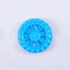 Yinpecly RC Car Wheel 55mm Dia Rubber RC Drift Cars Tires Set for DIY RC Car Truck Boat Helicopter Model Blue 4PCS view 3