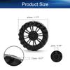 Yinpecly RC Car Wheel 45mm Dia Rubber RC Drift Cars Tires Set for DIY RC Car Truck Boat Helicopter Model Black 2PCS view 2