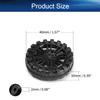 Yinpecly RC Car Wheel 40mm Dia Rubber RC Drift Cars Tires Set for DIY RC Car Truck Boat Helicopter Model Black 2PCS view 2