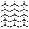 jojofuny Mini Doll Clothes Hangers 50Pcs Plastic Doll Outfit Racks for 12 Inch Dolls Lightweight Clothes Holder Accessories for Dollhouse Organization view 1
