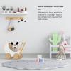 jojofuny Mini Doll Clothes Hangers 50Pcs Plastic Doll Outfit Racks for 12 Inch Dolls Lightweight Clothes Holder Accessories for Dollhouse Organization view 3