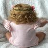 iCradle Reborn Baby Dolls Girl,20 Inch Realistic Newborn Baby Dolls with Curly Blond Hair Blue Eyes Soft Silicone Baby Dolls Best Gift Sets view 3