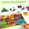 Coogam Preschool Magnetic Busy Book, 9 Themed Stickers Toys Fine Motor Skills Learning Binder Quiet Book Montessori Toys for Kids Toddlers Home Kindergarten view 3