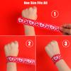 CCINEE 48PCS Valentine's Day Slap Bracelets, Assorted Heart Animal Printed Slap Wristbands Valentine Cartoon Snap Bands for Kids School Classroom Exchange Gifts Party Favor view 4