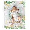 AVIClothes Customized Baby Boy Blanket, Personalized Baby Boy Lion Blankets - Baby Blanket with Name for Baby Boy, 30''x40'', Fleece, Swaddle, Full view 2