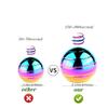 Kinetic Desk Toys Full Body Optical Illusion Spinner Ball Large Longer Time Spinning Top, Ideal for Parties, Holidays, classrooms or for use as Office Toys-with Storage Bag view 2