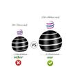Kinetic Desk Toys Full Body Optical Illusion Spinner Ball Large Longer Time Spinning Top, Ideal for Parties, Holidays, classrooms or for use as Office Toys-with Storage Bag view 2