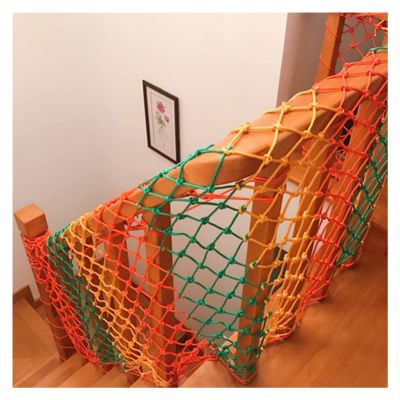 AWSAD Child Safety Net Railing Stairs Safety Netting Outdoor Balcony Garden Fence Protection Net for Swing Set Swing Nylon Rope Color : 15cm mesh, Size : 2x6m(6.6x19.7ft)