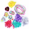 Tara Toys Barbie Necklace Activity Set  160-Piece DIY Jewelry & Bead Kit with 5 Silicone Necklaces, 150+ Beads & Character Charms, Creative Craft Toy for Kids Ages 3+ view 4
