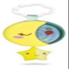 Clementoni Baby Moon Music Box 0+ Months 17364, Multi-Coloured view 1