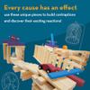 MindWare KEVA Contraptions Reactions Planks Building Toy - 178 KEVA Building Planks (191 Piece Set) - Free-Form Wood Building Set for Kids to Create Their Own Ball Maze  Ages 7 & Up view 4