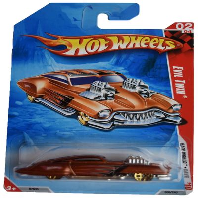 Hot Wheels Evil Twin, [Burnt Orange] 206/240 2010 Race World Cave 2/4
