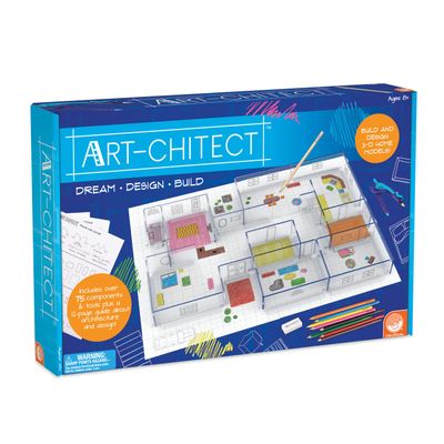 MindWare Art-chitect Home Model Building for Kids 3D Architectural Design Kit for Kids Ages 8 and Up Learn The Basics of Architecture As You Design Start to Finish