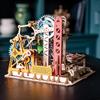 MindWare Gearjits: Carnival Marble Coaster  Wooden Puzzle Marble Run Set for Adults and Kids Ages 12 & Up view 4