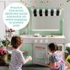 MindWare Play Kitchen Caf  Unique 2-in-1 Playset Features Kitchen on One Side and Caf on The Other  Pretend Play for Kids Ages 3 & Up  Includes Basic Kitchen Tools view 2