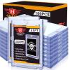 100ct Magnetic Card Holders for Trading Cards, 35pt Baseball Card Display Case Fit for Sports Cards, MTG Cards, Standard Cards view 1