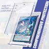 100ct Magnetic Card Holders for Trading Cards, 35pt Baseball Card Display Case Fit for Sports Cards, MTG Cards, Standard Cards view 4