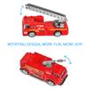 14 Pcs Fire Truck with Firefighter Toy Set, Mini Die-cast Fire Engine Car, Mini Rescue Emergency Vehicle Playset for Kid Boy Girl Birthday Christmas Party Favors view 3
