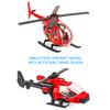 14 Pcs Fire Truck with Firefighter Toy Set, Mini Die-cast Fire Engine Car, Mini Rescue Emergency Vehicle Playset for Kid Boy Girl Birthday Christmas Party Favors view 4