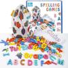 Deerbb English Alphabet Letters Spelling Game Children's Early Learning Education Educational English Card Matching Word Flash Card Toy view 1