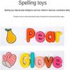 Deerbb English Alphabet Letters Spelling Game Children's Early Learning Education Educational English Card Matching Word Flash Card Toy view 3