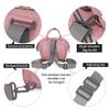 MOMIGO Diaper Bag Backpack- Baby Waterproof Multi-Function Mini Smart Diaper Bag Backpack With Insulation Pocket Baby Messenger for Outdoor & Working Mothers, Small Size (Pink) view 3