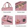MOMIGO Diaper Bag Backpack- Baby Waterproof Multi-Function Mini Smart Diaper Bag Backpack With Insulation Pocket Baby Messenger for Outdoor & Working Mothers, Small Size (Pink) view 4