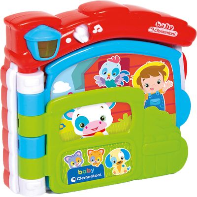 Clementoni 17652 Baby Book Farm for Baby 10+ Months
