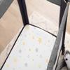 American Baby Company 100% Natural Cotton Fitted Pack and Play Sheet 39" x 27" - Soft & Breathable Pack N Play Sheet for Playpen, Playard & Mini Crib Mattress, Golden Yellow Star, for Boys & Girls view 3