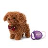 Animigos Tobar Curly Cockapoo - Brown - Cuddly Animated Plush Pet, Walks-Barks-Wags Tail, Grooming Brush, Fun Interactive Toy, Toddlers & Kids 18Mo+ view 1