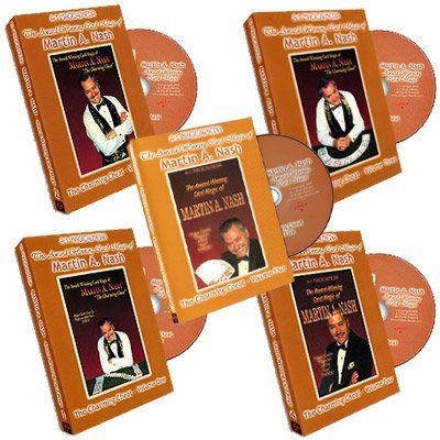 Award Winning Card Magic of Martin Nash Set (5 DVDs) + Free Infinity & Beyond DVD