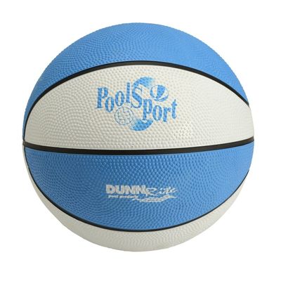 DUNNRITE Products 7.75" Diameter Pool Sport Midsize Blue B150 Pool and Lake Water Basketball, Waterproof