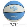 DUNNRITE Products 7.75" Diameter Pool Sport Midsize Blue B150 Pool and Lake Water Basketball, Waterproof view 3