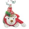 Santa Hat Hedgehog Lounger - Red Scarf view 1