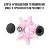 20 Pack Fidget Spinner Bearing and Cap Replacement Set, Chrome Steel Bearing Balls, High Speed 13mmx7mmx4mm Bearings Single Sealed Small Bearings for Fidget Spinner view 3