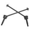 Front Wheel CVD Drive Shaft, Stable and Durable RC Car Drive Shaft, Heavy Duty Replacement Part for Off-Road Racing Enthusiasts and Hobbyists(Black) view 4