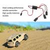 Drfeify RC Car Y Line Adapter with Switch, JR to JST S91, Plastic, Approx. 370mm / 14.6in view 3