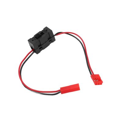 Dilwe RC Switch Receiver, Plastic 25cm WearResistant RC Power On Off Switches JST Car Upgrade Spare Part