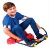 Deluxe Roller Racer; Our Best Sit-Skate Scooter ~ an Ingenious Innovation; Race and Roll, Zig and Zag, Twist and Turn Indoors and Out Without Batteries or Pedals (Red) view 2