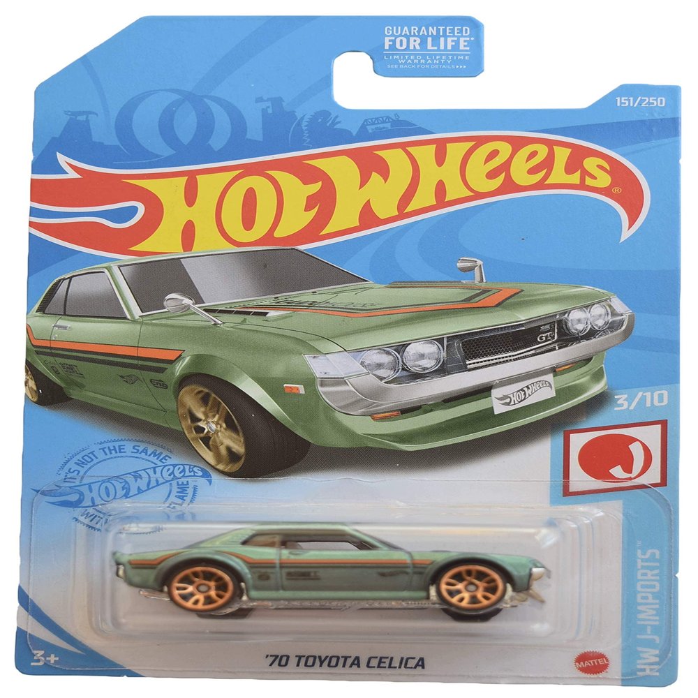 Hot Wheels '70 Toyota Celica, [Green] 151/250 J Imports 3/10