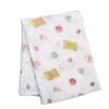 Lulujo Baby Cotton Muslin Swaddle Blanket, 47 x 47, Football view 1