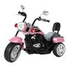 Freddo Toys Toddler Kids 6V Battery Powered Electric Chopper-Style Motorcycle Ride-On Trike Toy for Ages 3 to 6 Years, Pink view 1