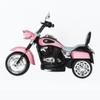 Freddo Toys Toddler Kids 6V Battery Powered Electric Chopper-Style Motorcycle Ride-On Trike Toy for Ages 3 to 6 Years, Pink view 3