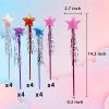 BigButer 20 Pieces Princess Star Fairy Wand Halloween Decorations Pretend Play Birthday Party Favors Fairy Stick Birthday Party Supplies Decor Party Props view 3