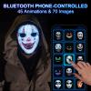 Gootus Face Transforming LED Mask with App Controlled - Halloween Costumes for Kids, Light Up Mask with Gesture Sensing, Boys Toys Gifts for Birthday Costume Christmas view 2