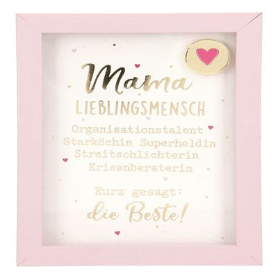Depesche Compliment Photo Frame Pink 9 x 9 x 1.9 cm (11626-021)
